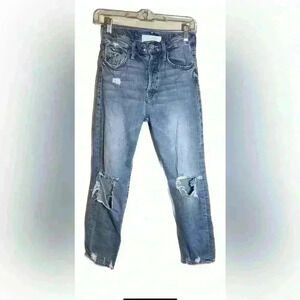 Mother denim size 25 with distressing great quality super cute